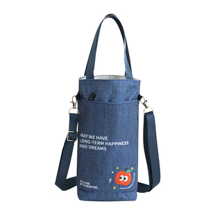 水壶收纳包斜挎便携保温杯套大号手提水杯收纳袋手拎水壶包通用