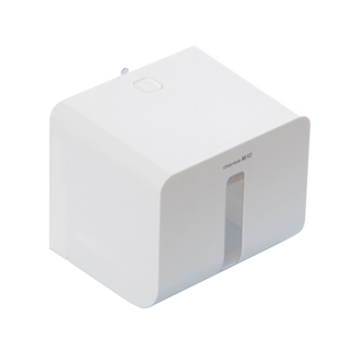 茶花纸巾盒卷纸抽纸架卫生间厨房用收纳盒壁挂式家用卷纸筒高级感