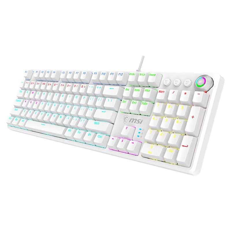 全新微星GK50ZV2有线机械键盘