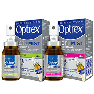 Optrex爱滴氏护眼喷雾缓解眼睛疲劳干涩润眼液滴眼液美瞳隐形可用