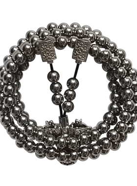 挂件防身金属钛钢手链佛珠