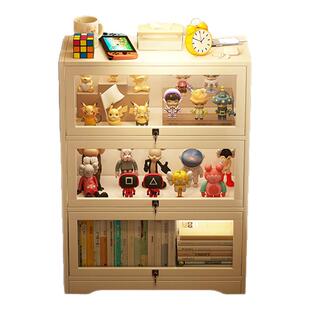 床头柜替代品房间室内装饰卧室氛围布置高级感带灯角落手办展示柜