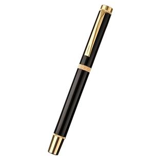 罗氏重手感金属钢笔0.38/0.5学生用练字商务办公财务专用铱金笔高档签名签字礼品笔公司企业定制LOGO免费刻字