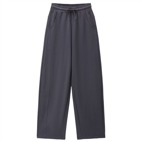 佐丹奴裤子女2026年夏纯棉抽绳松紧腰运动卫裤休闲弯刀裤05416458