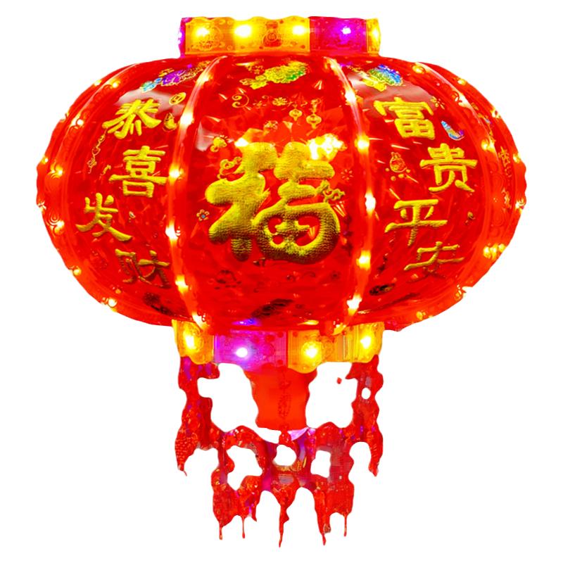 2025新款七彩旋转LED灯笼