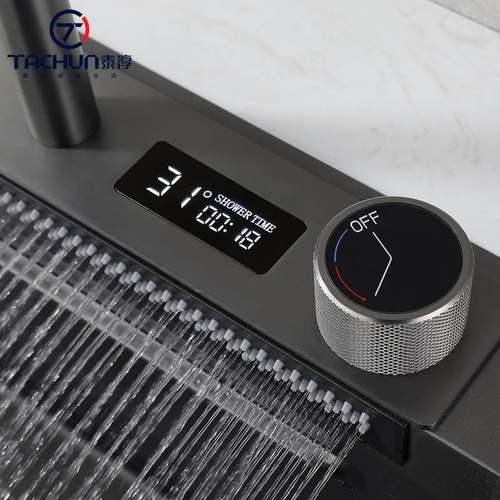 数显飞雨瀑布厨房水槽304不锈钢日式大单槽洗碗盆洗碗槽洗碗池