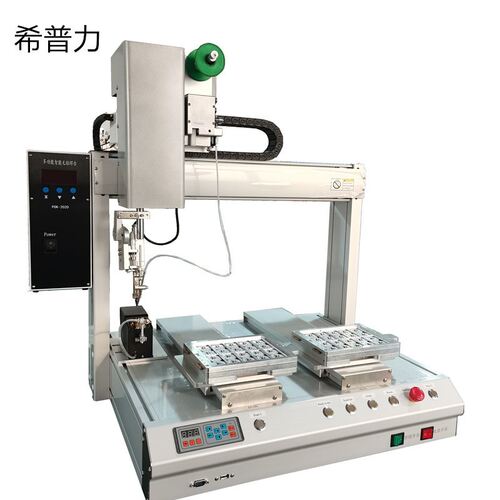 希普智造自动焊锡机 PCB线路板点焊机四轴桌面式双平台脱焊点锡机