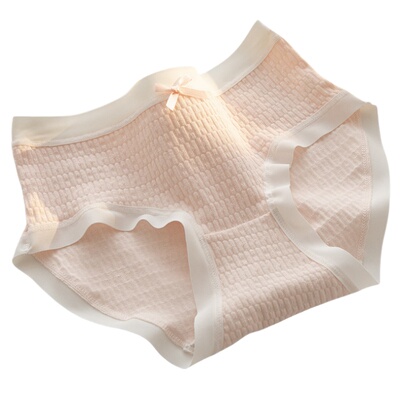 马卡龙纯棉中腰三角裤女士内裤