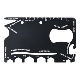 螺丝刀便携多用途名片卡户外露营军刀卡片大小卡片拆快递工具