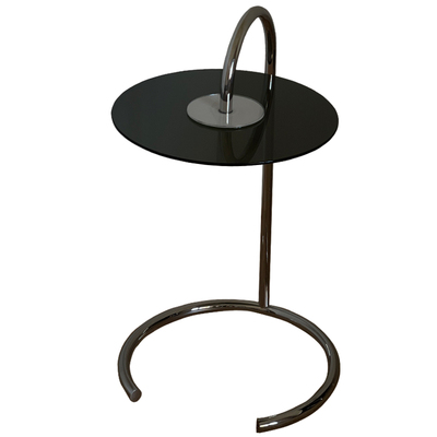 复古原创设计不锈钢边几迷你玻璃