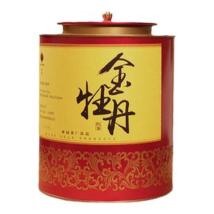 梦园金牡丹红茶金奖茶2024新茶特级蜜桃香工夫红茶罐装送礼250g