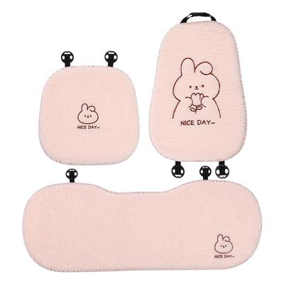 车用毛绒加厚冬天可爱坐垫通用