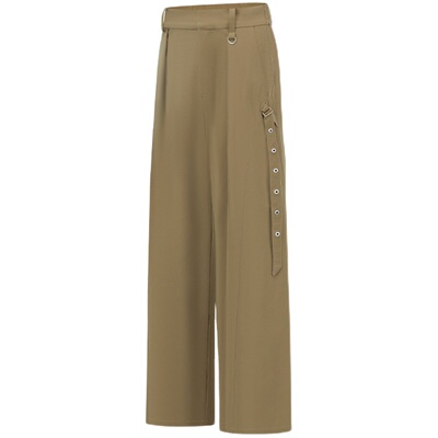 粒子狂热高腰工装裤女士百搭