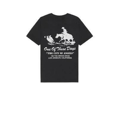 ONE OF THESE DAYS THE CITY OF ANGELS T恤 黑色REVOLVE小众新款