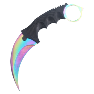 未开刃CSGO爪刀初学者游戏周边刀具防身鹰爪刀儿童练习玩具爪子刀