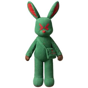 问童子 奋斗玩偶 兔/为民服务 兔子可爱陪伴玩具玩偶礼物