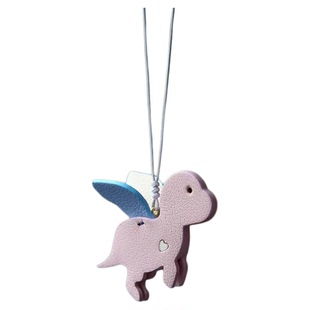 驭原创 小奶龙车挂&包包挂件 轻奢男女新车礼物创意 法国山羊皮