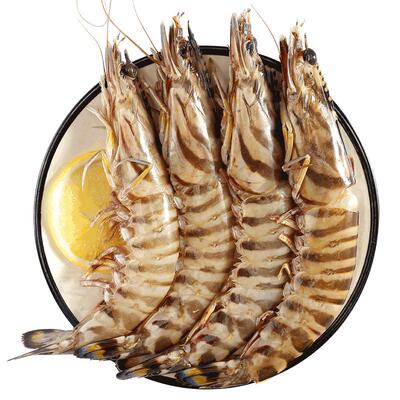 中水远洋进口野生斑节虾净重1kg