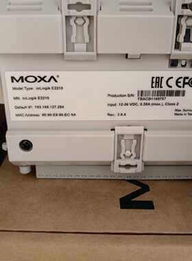议价全新MOXA ioLogik E2210 以太网I/O模块 大量现货
