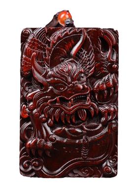 貔貅开运腰牌文玩菩提配饰吊坠