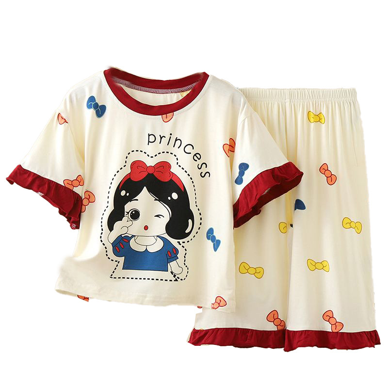 女童家居服套装薄款莫代尔睡衣儿家居服套装