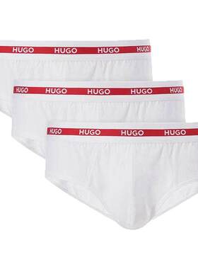 Hugo Boss雨果博斯男士低腰三角内裤三条装银泰百货精品300095