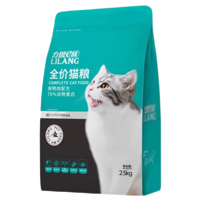 力狼猫粮全价幼猫成猫专用营养冻干英美短布偶流浪猫咪通用