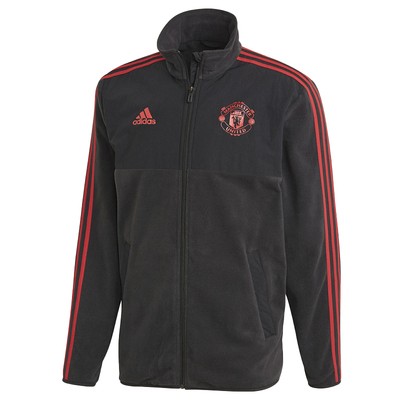Adidas正品mufc男子曼联立领夹克