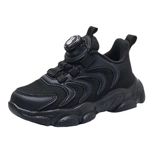 Miffy米菲女童鞋2026春秋新款黑色儿童运动鞋女童网面透气休闲鞋