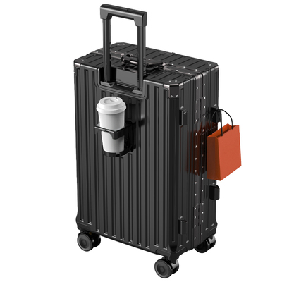 次日达行李箱加厚万向轮铝框学生