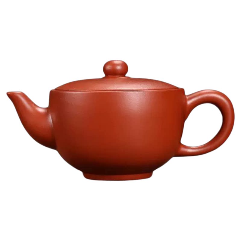 老安顺功夫茶冲罐朱泥壶家用茶壶