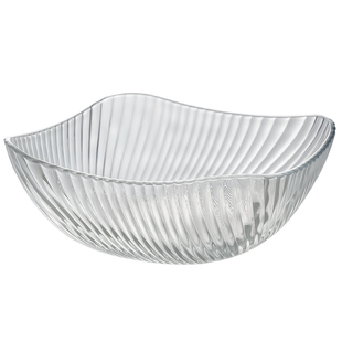 方形玻璃水果盘客厅家用高端精致高颜值沙拉碗2026新款零食干果盘