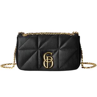 皮尔卡丹官方高级感小方包菱格链条包轻奢单肩斜挎女包送礼