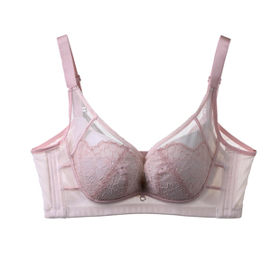 普岚度小胸聚拢显大内衣女收副乳防下垂中厚款文胸罩舒适透气调整