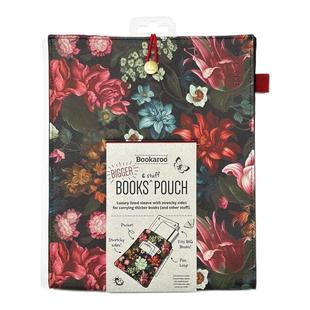 书本日常用品收纳袋升级版英国IF文创Bookaroo大容量文件袋PU文具