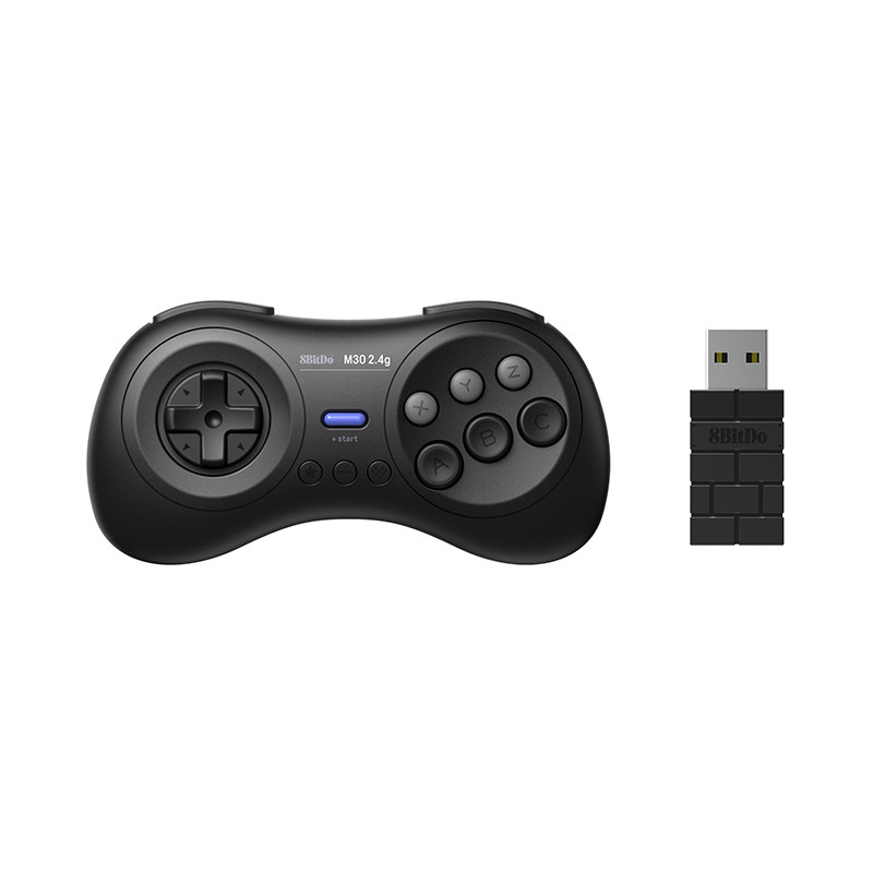 八位堂M30 MD mini版2.4G无线手柄NS Switch世嘉迷你SEGA游戏机用