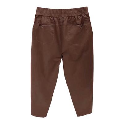 高腰韩版纯棉纯色长裤宽松显瘦