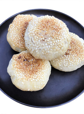 特产湖北天门芝麻饼糕点