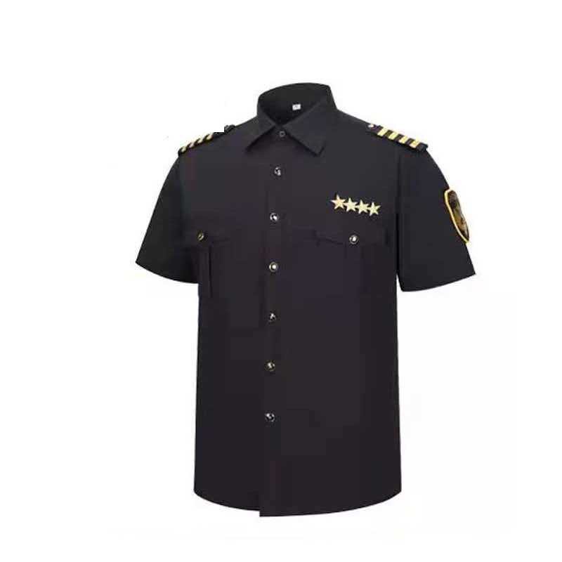 新款夏季短袖保安工作服套装