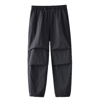 松紧高腰运动休闲休闲裤