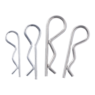 B型销R型销弹性开口销304波浪销R形销子发夹锁销插销闭口销闭口销