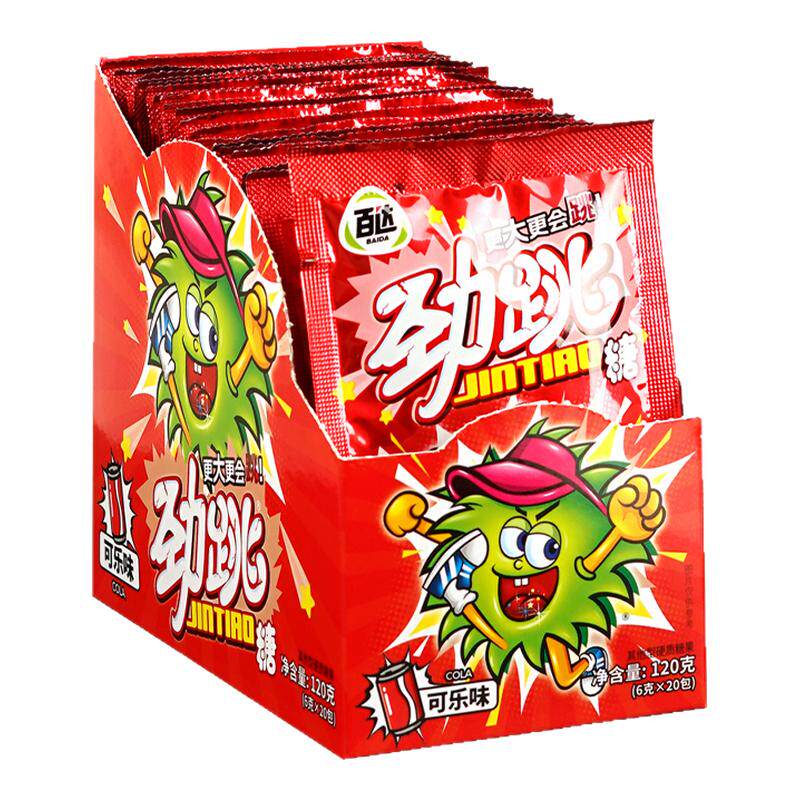 百达劲跳糖跳跳糖糖果大颗粒小包装商用烘焙儿童礼物零食奖励分享