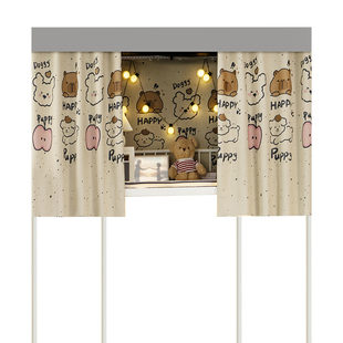 大学生宿舍床帘上铺男下铺女强遮光寝室专用下桌遮挡帘遮光布加厚