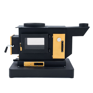 新款三面可观火烧柴气化炉烤火炉子家用室内无烟取暖炉柴煤仿壁炉