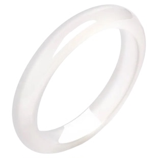 玻璃种玉髓手镯玛瑙白月光网红同款翡翠玛瑙独龙玉轮胎款正圈中宽