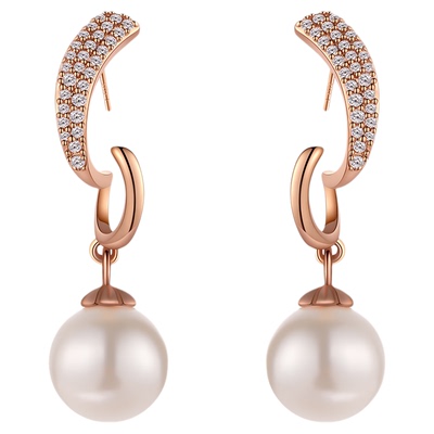 刘亦菲同款施家珍珠耳环耳夹