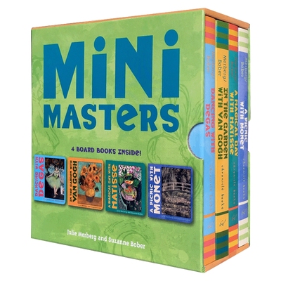 小小艺术家4册盒装纸板书 英文原版 Mini Masters 德加 莫奈 马蒂斯 梵高艺术作品 儿童艺术培养 画集画册 英文版进口英语书籍