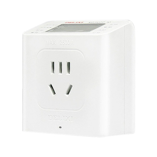 德力西时控开关KG316TP定时器 220v电源家用插座款10A16A即插即用
