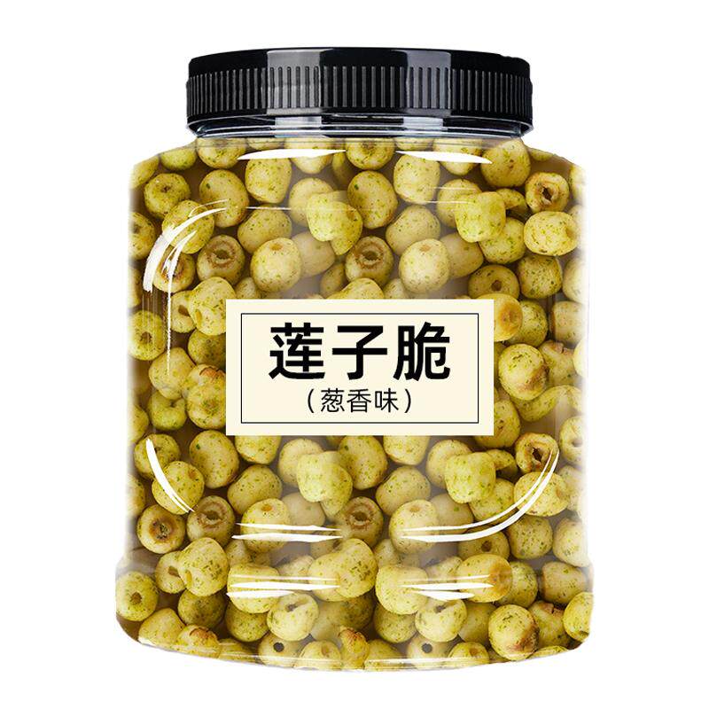 八百方香脆即食莲子脆500g罐装