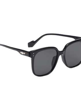 白框高级感墨镜女夏方圆脸显脸小太阳镜防晒遮阳眼镜显瘦防紫外线